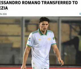 乐鱼leyu体育-官方：罗马青训中场亚利桑德罗·罗马诺被租借到意乙球队斯佩齐亚